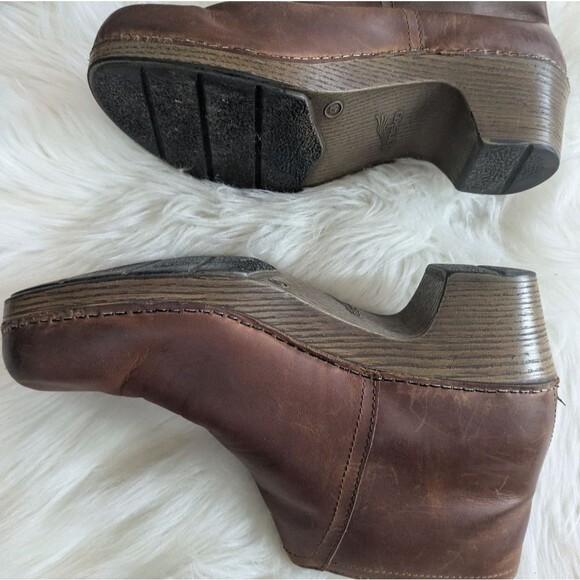 Dansko Max Brown Leather Booties Brown Leather Ankle Boots 40 9.5 - Picture 5 of 7